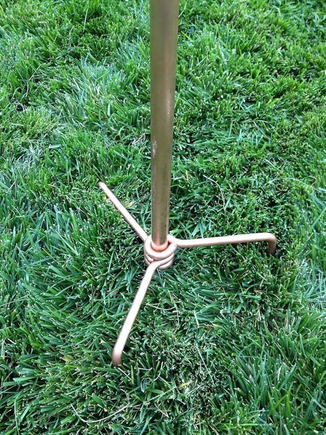 Stanwood Wind Sculpture: Kinetic Copper Dual Spinner - Tumbling Flowers-Ruum Studio Home