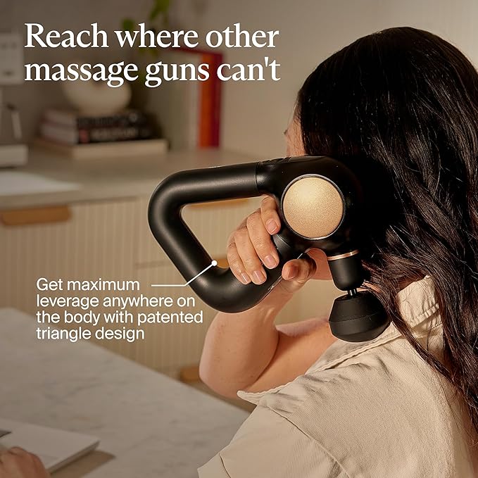TheraGun Sense by Therabody - Deep Tissue Massage Gun with Preloaded Routines for Stress Relief, Pain Relief & Muscle Soreness in Neck, Back, Leg, Knee, and Shoulder (Black)-Ruum Studio Home