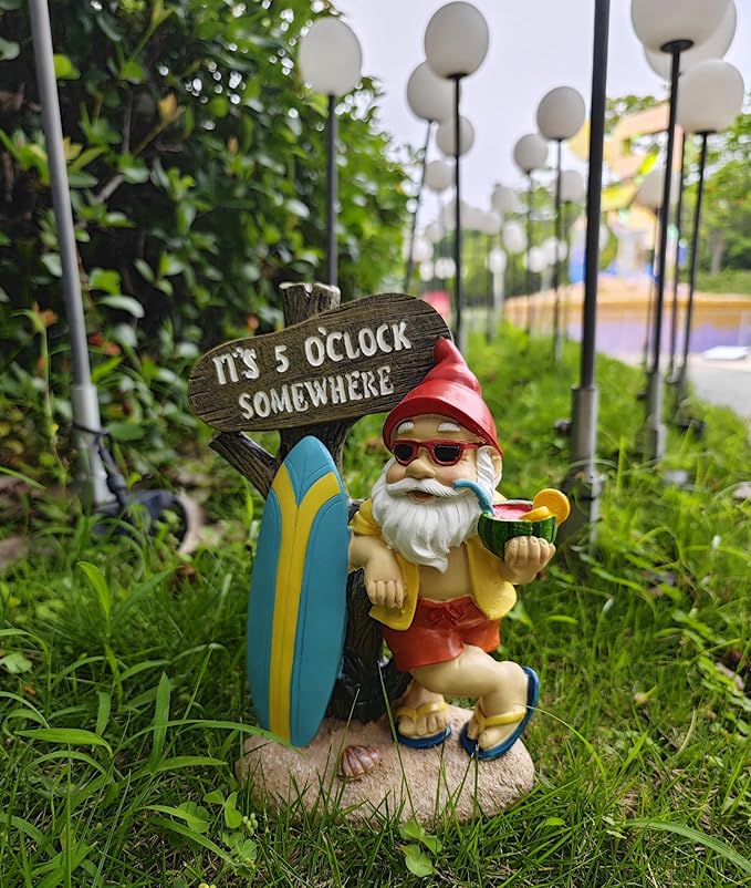 Garden Gnomes Outdoor Funny,Gnomes Decorations for Yard Statues Decor-Ruum Studio Home