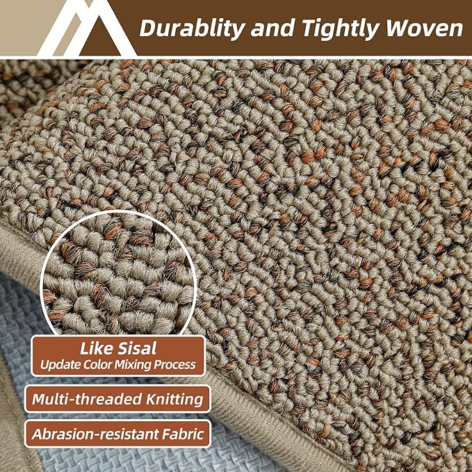 COSY HOMEER-Door-Mat 24"x36" Non Slip Absorbent Entryway Rugs Dirt Trapper Doormats Washable Entrance Mats Low Pile Welcome Floor Mat for Front Back Door and Entry Mats,Taupe-Ruum Studio Home