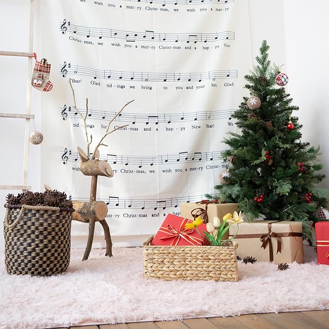 VATIMA Hyacinth Large Wicker Basket 15.5x10.8x6.2" - Rectangular, Wooden Handles, Shelf Organizer-Ruum Studio Home