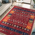 Keen Home Design 8x10 Rug - Machine Washable Area Rug with Non-Slip Backing, Ideal for Living Room, Dining Room, Bedroom - Vintage, Easy Clean, Durable, Low Pile Rug - (8' x 10')-Ruum Studio Home