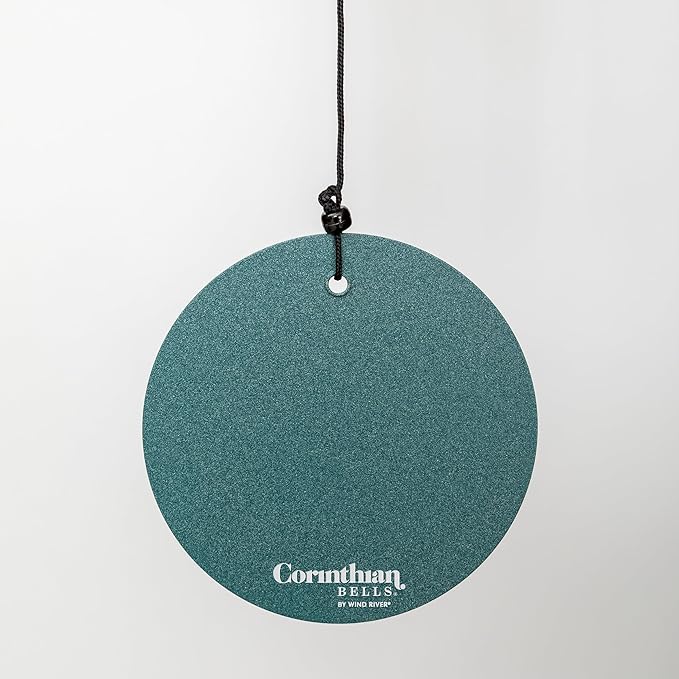 Corinthian Bells by Wind River - 30 inch Patina Green Wind Chime for Patio, Backyard, Garden, and Outdoor Decor (Aluminum Chime) Made in The USA-Ruum Studio Home