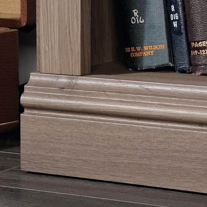 Sauder Miscellaneous Storage 3-Shelf Bookcase/ Book shelf, Salt Oak finish-Ruum Studio Home