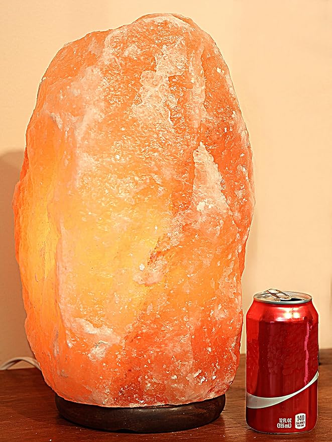 Giant Natural Himalayan Crystal Rock Salt Lamp 35~45 lbs-Ruum Studio Home