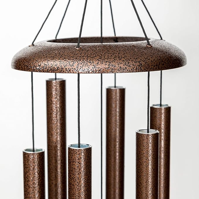 Corinthian Bells by Wind River - 30 inch Copper Vein Wind Chime for Patio, Backyard, Garden, and Outdoor Decor (Aluminum Chime) Made in The USA-Ruum Studio Home