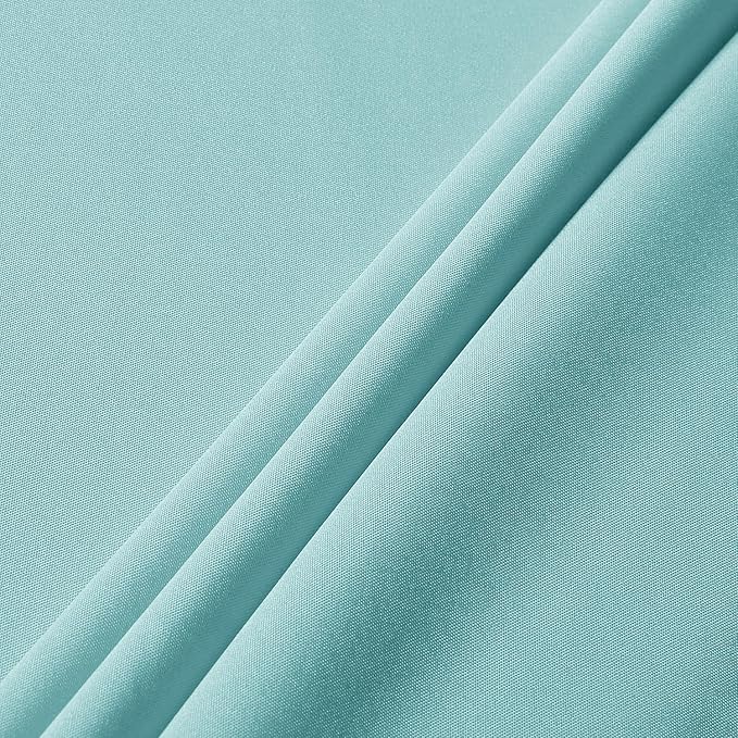 sancua Rectangle Tablecloth - 60 x 84 Inch - Stain and Wrinkle Resistant Washable Spring Table Cloth, Decorative Fabric Table Cover for Dining Tables, Buffet Parties and Camping, Turquoise-Ruum Studio Home