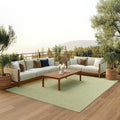 Nourison Home Home Positano 7' x 10' Fabric Green Area Rug-Ruum Studio Home