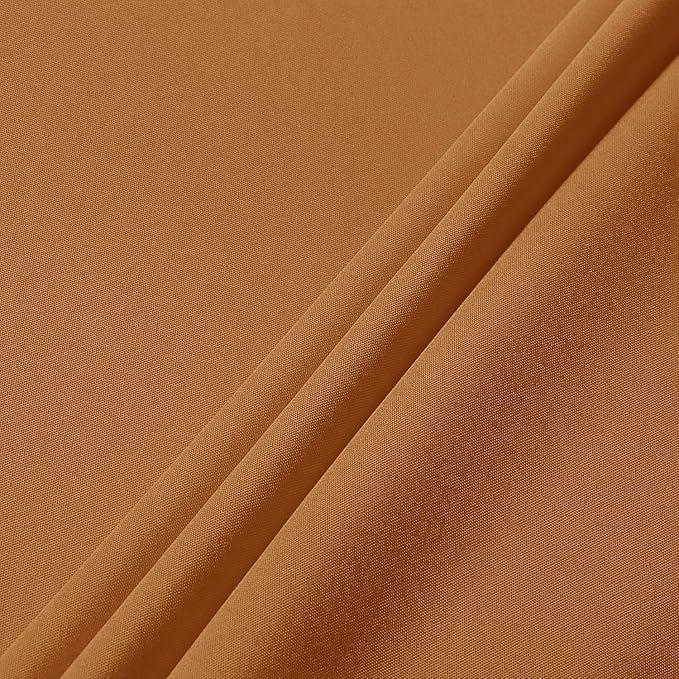 sancua Fall Tablecloth Rectangular for 6 Foot Tables - 60 x 102 Inch - Stain and Wrinkle Resistant Rectangle Table Cloth, Fabric Thanksgiving Table Cover for Dining Tables, Buffet Parties, Bronze-Ruum Studio Home
