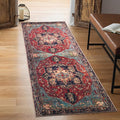 Keen Home Design 2x12 Rug - Machine Washable Runner Rug with Non-Slip Backing, Ideal for Hallway, Entryway, Kitchen, Laundry Room - Vintage, Easy Clean, Durable, Low Pile - (2'6" x 12')-Ruum Studio Home