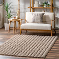 nuLOOM 5' x 8' Cozy Plush Area Rug, Machine Washable, Non-Slip, Soft Fluffy Shag Carpet for Living Room Bedroom Kids Room Nursery Home Decor, Jeni Taupe-Ruum Studio Home