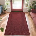 COSY HOMEER-Door-Mat 36"x60" Non Slip Absorbent Entryway Rugs Dirt Trapper Doormats Washable Entrance Mats Low Pile Welcome Floor Mat for Front Back Door and Entry Mats,Red-Ruum Studio Home