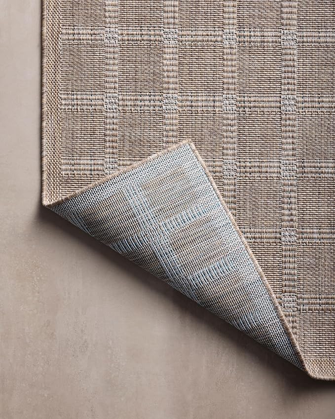 Loloi Amber Lewis Topanga Collection TOP-01 Natural/Bone 6'-7" x 9'-4" Indoor/Outdoor Area Rug-Ruum Studio Home