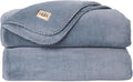 UGG Whitecap Plush Throw Blanket Fleece Lightweight Soft Cozy Throw for Couch or Bed Luxury Home Decor for Living Room Washable Hypoallergenic Blankets for Dorm Decor, 50-inch x 70-inch, Denim Blue-Ruum Studio Home