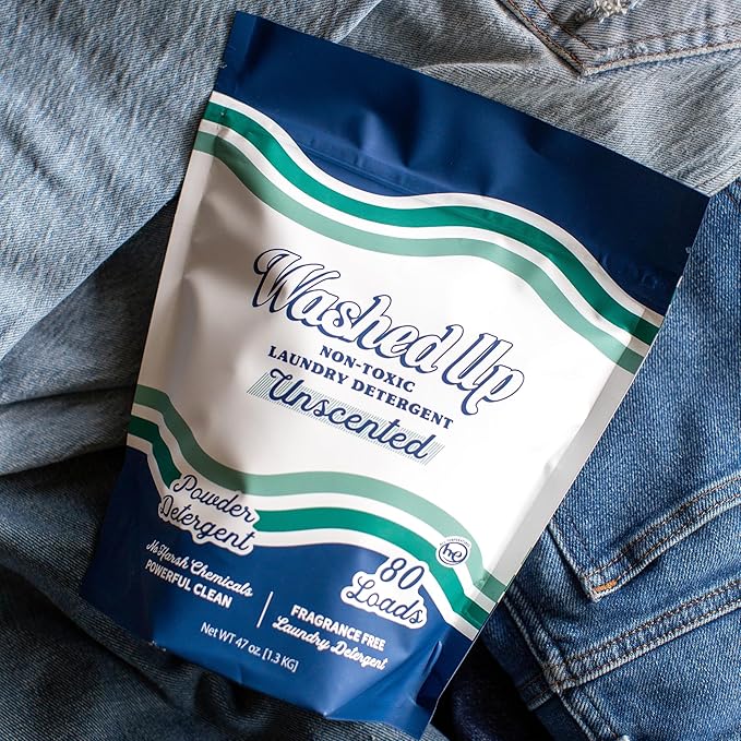 Unscented Laundry Detergent Powder | Fragrance-Free | Safe for Sensitive Groups | Powerful Clean | Plant & Mineral-Based | Made in USA-Ruum Studio Home