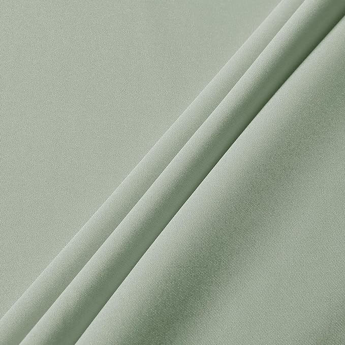 sancua Rectangle Tablecloth - 60 x 102 Inch - Stain and Wrinkle Resistant Washable Polyester Table Cloth, Decorative Fabric Table Cover for Dining Tables, Buffet Parties and Camping, Sage Green-Ruum Studio Home