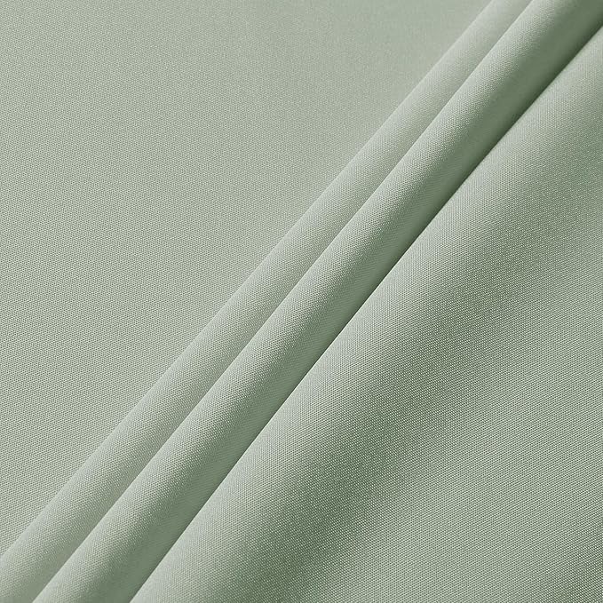 sancua Rectangle Tablecloth - 60 x 84 Inch - Stain and Wrinkle Resistant Washable Polyester Table Cloth, Decorative Fabric Table Cover for Dining Tables, Buffet Parties and Camping, Sage Green-Ruum Studio Home