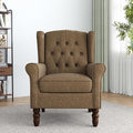 Lumibee High Back Accent Chair,Upholstered Wingback Armchair with Solid Wood Legs for Small Spaces,Comfy Single Sofa Chair for Living Room,Bedroom,Office-Gray-Ruum Studio Home
