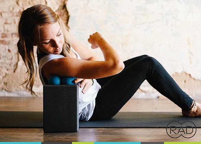 RAD Stiff Peanut Massage Ball – High Density Yoga Deep Tissue Roller Ball – Myofascial Release for Back, Neck, Feet, Psoas & Spine – Suboccipital & Thoracic Trigger Point Therapy-Ruum Studio Home