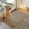 JSEI Dirt Trapper Door Mat 20"x32" Non-Slip Washable Entrance Mat, Dog Doormats, Absorbent & Fade-Resistant Floor Mats, Low Profile Welcome Mats for Entryway, Front Door, and Inside Entrance, Beige-Ruum Studio Home