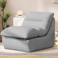 Misolant Bean Bag Chairs，Big Corduroy Fabric Sofa Bean Bag Chair for Adults and Teens with High-Resilience Sponge, Non-Slip Base Floor Lounge Sofa for Home, Living Room, Bedroom, Gaming Dark Gray-Ruum Studio Home