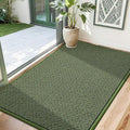 COSY HOMEER-Door-Mat 32"x48" Non Slip Absorbent Entryway Rugs Dirt Trapper Doormats Washable Entrance Mats Low Pile Welcome Floor Mat for Front Back Door and Entry Mats,Green-Ruum Studio Home