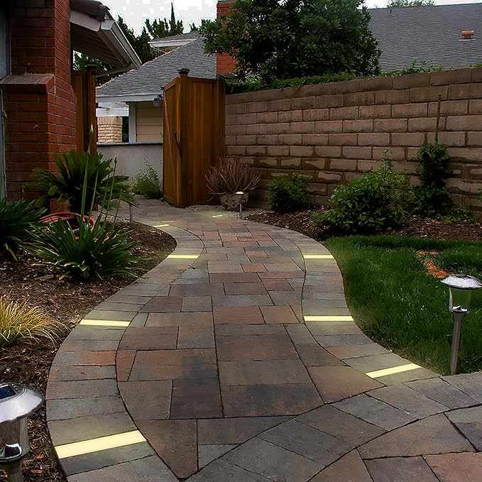 LUMENGY Paver Light 3×9 Inch (2.95 inch X 8.85 inch), Warm White Glare-Free Illumination for Driveways, Pathways, Pool Deck & Patios,12V AC/DC, Waterproof & Drive-Over Rated-Ruum Studio Home