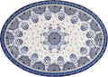 Bico Blue Talavera Ceramic 16 inch Oval Platter, Microwave & Dishwasher Safe-Ruum Studio Home