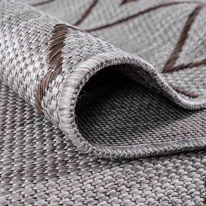 Keen Home Design Terrace Outdoor Area Rug - 5x8 Washable Indoor/Outdoor Rug for Patio, Kitchen, Balcony, Beach, Garden, Deck and Porch, Size: 5'3"x7'7"-Ruum Studio Home