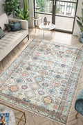 Keen Home Design 8x10 Rug - Machine Washable Area Rug with Non-Slip Backing, Ideal for Living Room, Dining Room, Bedroom - Vintage, Easy Clean, Durable, Low Pile Rug - (8' x 10')-Ruum Studio Home