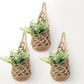 3PK Wall Planters for Indoor Plants, Macrame Plant Hanger | Wall Planter, Plant Hanger, Hanging Planter (3PK, for 4 inch Pot)-Ruum Studio Home