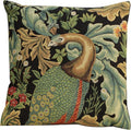 Charlotte Home Furnishings Throw Pillow Covers, Decorative Boho Pillow Covers for Couch, Living Room, Black Peacock Square Cushion Cases 18x18 in, European Cotton Jacquard Woven for Cozy Bedroom Decor-Ruum Studio Home