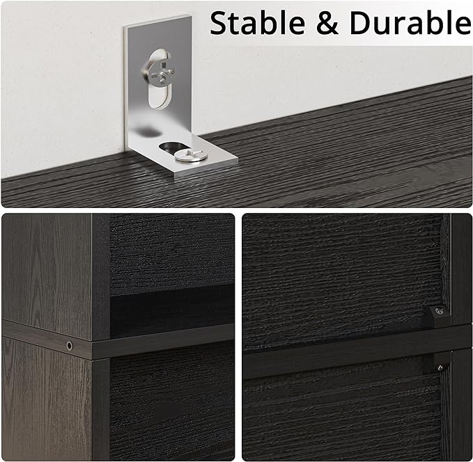 IRONCK Bookshelves and Bookcases Set of 2 Floor Standing 6 Tiers Display Storage Shelves 70 in Tall Bookcase Home Decor Furniture for Home Office, Living Room, Bed Room-Ruum Studio Home