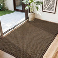 COSY HOMEER-Door-Mat 32"x48" Non Slip Absorbent Entryway Rugs Dirt Trapper Doormats Washable Entrance Mats Low Pile Welcome Floor Mat for Front Back Door and Entry Mats,Brown-Ruum Studio Home
