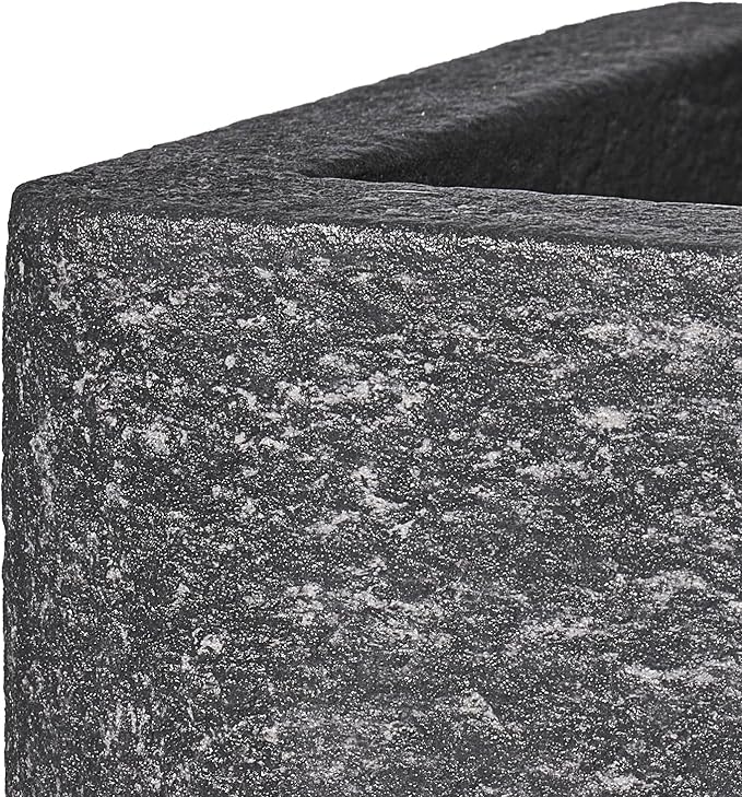 24 Inch Rectangular Concrete Planter,Durable All-Weather Use with Drainage Holes,Large Rectangular Planter for Outdoor Indoor Plants-Ruum Studio Home
