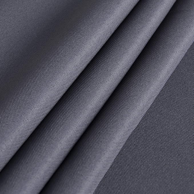 sancua Rectangle Tablecloth - 90 x 132 Inch - Water Resistant Spill Proof Washable Polyester Table Cloth, Decorative Fabric Table Cover for Dining Tables, Buffet Parties and Camping, Grey-Ruum Studio Home