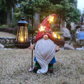 Solar Gnome Garden Statues Outdoor Décor with Lantern- Gnome Figurines Solar LED Light Lawn Ornaments - Yard Decorations for Patio, Balcony, Backyard -Unique House Warming Gifts for Mom-Ruum Studio Home