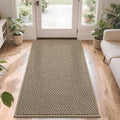 COSY HOMEER-Door-Mat 36"x60" Non Slip Absorbent Entryway Rugs Dirt Trapper Doormats Washable Entrance Mats Low Pile Welcome Floor Mat for Front Back Door and Entry Mats,Taupe-Ruum Studio Home