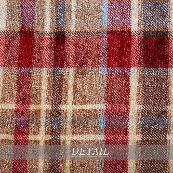 MERRYLIFE Throw Blanket Plaid| Ultra-Plush Soft Colorful Oversized | Decorative Couch Travel Blanket | (50" 60", Love Urban)-Ruum Studio Home
