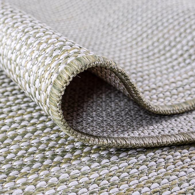 Keen Home Design Terrace Outdoor Area Rug - 5x8 Washable Indoor/Outdoor Rug for Patio, Kitchen, Balcony, Beach, Garden, Deck and Porch, Size: 5'3"x7'7"-Ruum Studio Home