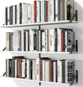 Heimlove Floating Shelves for Wall, 36 Inch Long Wood Floating Bookshelf Set of 3, Wall Mounted Hanging Shelf for Bathroom Bedroom Kitchen, White-Ruum Studio Home