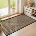 LEKEEPGO Door Mat Indoor Entrance 24"x47", Absorbent Indoor Door Mat Large, Non Slip Rubber Backing Inside Door Mats, Washable Floor Mat, Low-Profile Doormat for Front Door, Entryway, Entrance, Black-Ruum Studio Home
