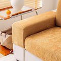 Couch Cushion Covers Individual Large Super Stretch Chenille (Softer Version) Sofa Cushion Covers, Armrest Cover Couch Slipcovers Furniture Protector (2PC, Khaki)-Ruum Studio Home