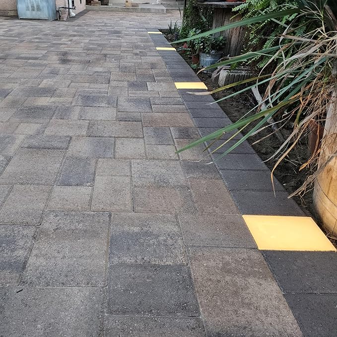 LUMENGY Paver Light 8×8 Inch (7.87 inch X 7.87 inch), Warm White Glare-Free Illumination for Driveways, Pathways, Pool Deck & Patios, 2700K Warm White, 12V AC/DC, Waterproof & Drive-Over Rated-Ruum Studio Home