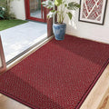 COSY HOMEER-Door-Mat 32"x48" Non Slip Absorbent Entryway Rugs Dirt Trapper Doormats Washable Entrance Mats Low Pile Welcome Floor Mat for Front Back Door and Entry Mats,Red-Ruum Studio Home