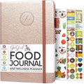 GoGirl Food Journal & Wellness Planner –– Diet & Fitness Diary – Nutrition Journal with Meal, Exercise & Weigh Loss Tracker, A5 (Rose Gold)-Ruum Studio Home