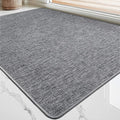 LUMI Ultra Thin Door Mat for Entryway, Low Profile Non Slip Rubber Backing Indoor Doormat, Easy Clean Welcome Entrance Mat for Inside House, Patio, Dark Grey 24"x36"-Ruum Studio Home