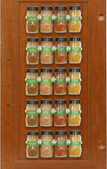Simple Houseware Spice Gripper Clips Strips Cabinet Holder - 4 Strips, Holds 20 Jars, White-Ruum Studio Home