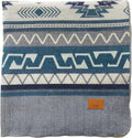 Off the Grid Inca Aztec Throw Blanket | Southwest Indian Navajo Boho Style | Native Woven Western Cover for Camping, Bedding, Couch (King, Condor Gray)-Ruum Studio Home