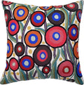 Floral Poppy Pillow Cover White Red Floral Outdoor Pillowcase Suzani Accent Chair Cushion Flower Accent Couch Pillowsham Boho Florals Chair Hand Embroidered 18x18 Inch-Ruum Studio Home